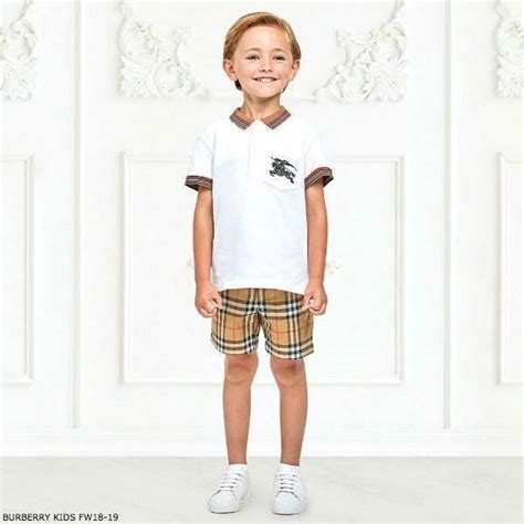 burberry mens shorts set|boys burberry kids clothes.